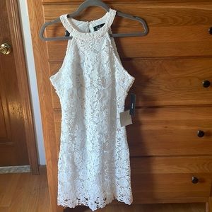 Lulus size medium white lace dress